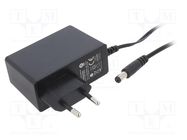 Power supply: switched-mode; mains,plug; 24VDC; 1A; 24W; Plug: EU POS