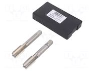 Tap; M12; 1.5; L: 70mm; Holder: hand; 7mm; Thread: fine thread; 2pcs. VÖLKEL