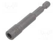 Screwdriver bit; 6-angles socket; Socket: HEX 5,5mm WERA