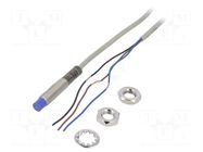 Sensor: inductive; OUT: PNP / NC; 0÷4mm; 10÷30VDC; M8; 2m; IP67 AUTONICS