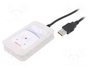 RFID reader; 4.3÷5.5V; USB; antenna; Range: 100mm; 88x56x18.5mm ELATEC