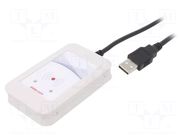 RFID reader; 4.3÷5.5V; USB; antenna; Range: 100mm; 88x56x18.5mm ELATEC