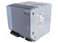 Power supply: switched-mode; for DIN rail; 960W; 48VDC; 20A; IP20 SIEMENS