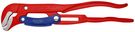 KNIPEX 83 60 015 Pipe Wrench S-Type with fast adjustment red powder-coated 420 mm