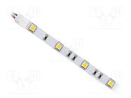 LED tape; white neutral; 5050; 12V; LED/m: 30; 10mm; white PCB; IP20 IPIXEL LED