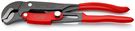 KNIPEX 83 61 010 Pipe Wrench S-Type with fast adjustment plastic coated grey powder-coated 330 mm