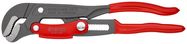 KNIPEX 83 61 010 Pipe Wrench S-Type with fast adjustment plastic coated grey powder-coated 330 mm