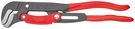 KNIPEX 83 61 015 Pipe Wrench S-Type with fast adjustment plastic coated grey powder-coated 420 mm