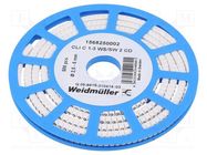 Markers; Marking: 2; 2.5÷5mm; PVC; white; -30÷80°C; leaded; CLI C WEIDMÜLLER