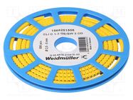 Markers; Marking: 2; 2.5÷5mm; PVC; yellow; -30÷80°C; leaded; CLI C WEIDMÜLLER