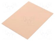 Laminate; FR4,epoxy resin; 1.6mm; L: 75mm; W: 100mm; Coating: copper RADEMACHER