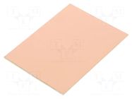 Laminate; FR4,epoxy resin; 1.6mm; L: 75mm; W: 100mm; Coating: copper RADEMACHER