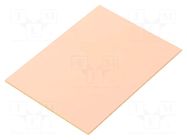 Laminate; hard paper; 1.6mm; L: 75mm; W: 100mm; Coating: copper RADEMACHER