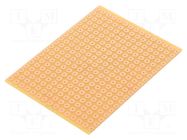 Board: universal; single sided,prototyping; W: 100mm; L: 75mm RADEMACHER