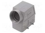 Enclosure for connectors: HDC; Type: high; Gland: PG29 HARTING