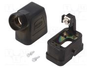 Enclosure: for HDC connectors; Han-Compact®; size Han Compact® 