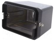 Enclosure: for HDC connectors; Han® M; size 48B (2 x 24B); IP65 HARTING