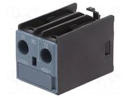 Auxiliary contacts; Size: S0,S00,S2; Leads: screw terminals SIEMENS