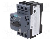 Motor breaker; 0.37kW; 220÷690VAC; for DIN rail mounting; 3RV2 SIEMENS