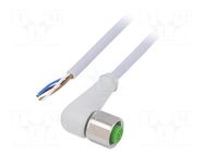 Cable: for sensors/automation; M12; PIN: 4; angled; 20m; plug; 7014 MURRELEKTRONIK