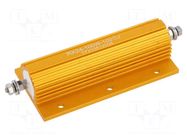 Resistor: wire-wound; with heatsink; 100Ω; 100W; ±5%; 50ppm/°C SR PASSIVES