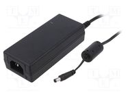 Power supply: switched-mode; 12VDC; 5.4A; Out: 5,5/2,1; 65W; 0÷40°C AIMTEC