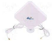 Antenna; LTE; 20dBi; for wall mounting; 50Ω; -40÷85°C; 1.9m SR PASSIVES