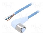 Connection lead; M12; PIN: 4; angled; 10m; plug; 250VAC; -40÷105°C MURR ELEKTRONIK