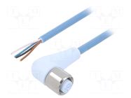 Cable: for sensors/automation; M12; PIN: 4; angled; 10m; plug; 7024 MURRELEKTRONIK