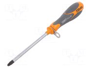 Screwdriver: standard; PZ3; Pozidriv®; for working at height BETA
