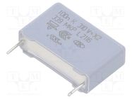 Capacitor: polypropylene; 100nF; THT; ±10%; 15mm; 630VDC; 310VAC VISHAY