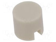 Button; push-in; 5.5mm; -25÷70°C; round; ivory; Ø6mm OMRON Electronic Components