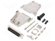 Connector: D-Sub; PIN: 25; plug; male; soldering; for cable; black ENCITECH