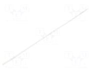 Insulating tube; fiberglass; natural; max.180°C; Øint: 1mm SYNFLEX