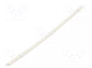 Insulating tube; fiberglass; natural; max.180°C; Øint: 4mm SYNFLEX