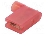 Terminal: flat; 6.3mm; 0.8mm; female; 0.75÷1.5mm2; crimped; red NINIGI