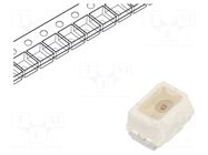 LED; red; SMD; Mini PLCC2; 7mcd; 2.1÷3VDC; 2.3x1.3x1.4mm; 60°; 30mA VISHAY
