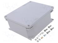 Enclosure: multipurpose; X: 141mm; Y: 166mm; Z: 64mm; aluminium; grey ILME