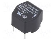 Inductor: wire with current compensation; THT; 800mA; 380mΩ; 10mH SCHAFFNER / TE Connectivity