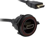 CABLE ASSY, 19P HDMI RCPT-PLUG, 3.28 