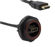 CABLE ASSY, 19P HDMI RCPT-PLUG, 3.28 