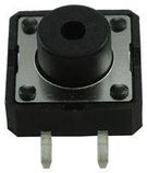 TACTILE SWITCH, SPST, 0.05A, 12V, THD