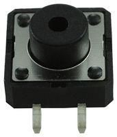 TACTILE SWITCH, SPST, 0.05A, 12V, THD