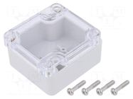 Enclosure: multipurpose; X: 58mm; Y: 64mm; Z: 35mm; polycarbonate GAINTA