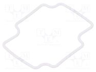 Gasket; Gasket material: silicone 