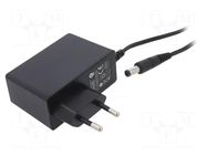 Power supply: switching; mains,plug-in; 12VDC; 2A; 24W; 86.2%; POSC POS
