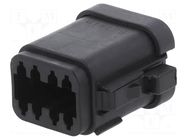 Connector: wire-wire; terminals, size 16; plug; female; PX0; PIN: 8 BULGIN