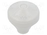 Grommet; elastomer thermoplastic TPE; grey; 5÷7mm; IP67; MET-M HT HI TECH POLYMERS