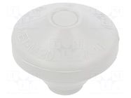 Grommet; elastomer thermoplastic TPE; grey; 7÷10mm; IP67; MET-M HT HI TECH POLYMERS