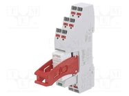 Relay: interface; DPDT; Ucoil: 24VDC; 8A; 8A/250VAC; 8A/24VDC; 100mΩ RELPOL